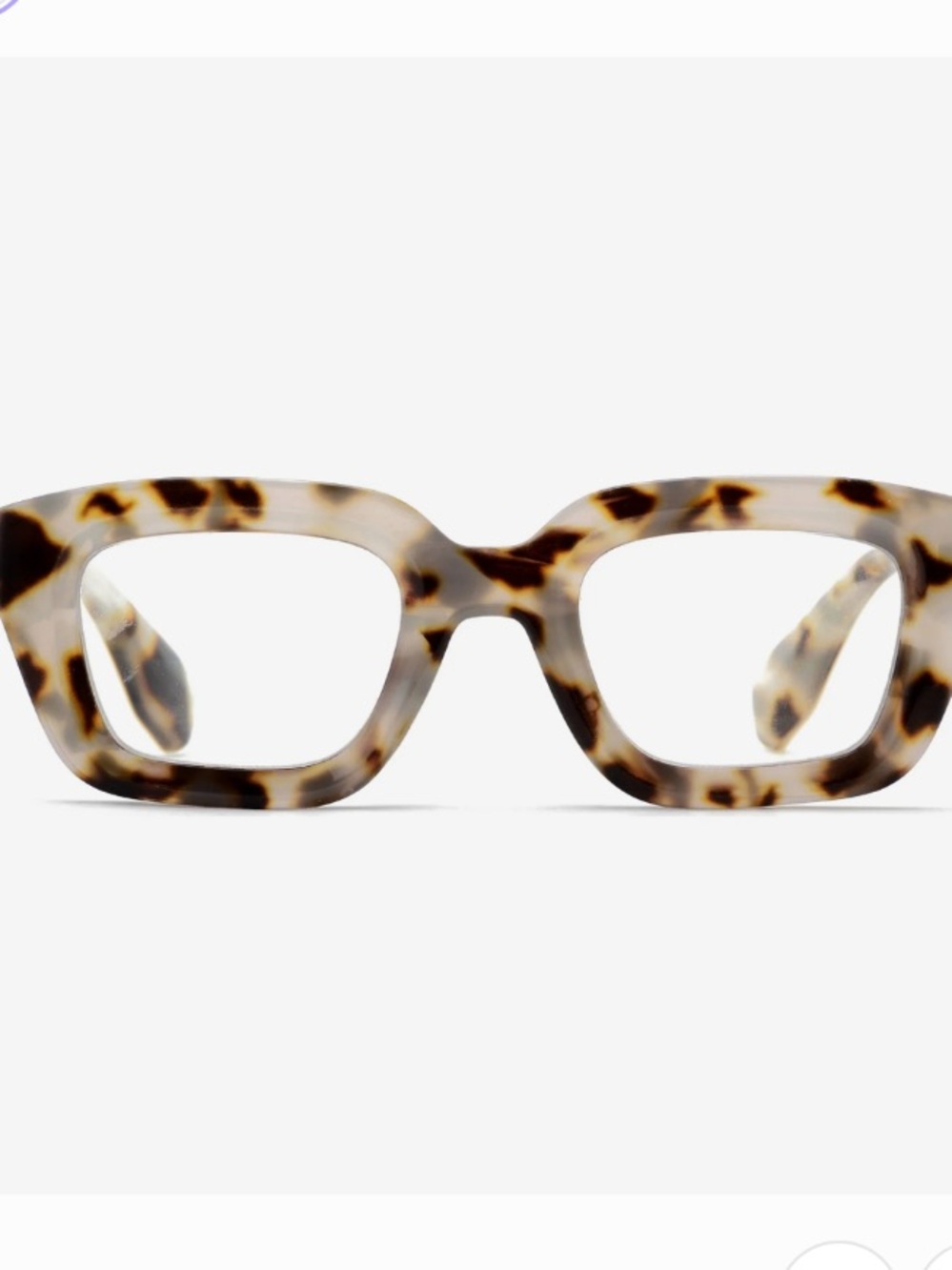 Ryan Simkhai OWEN Bone Tortoise  Blue Light Reading Glasses NWT - Picture 9 of 9